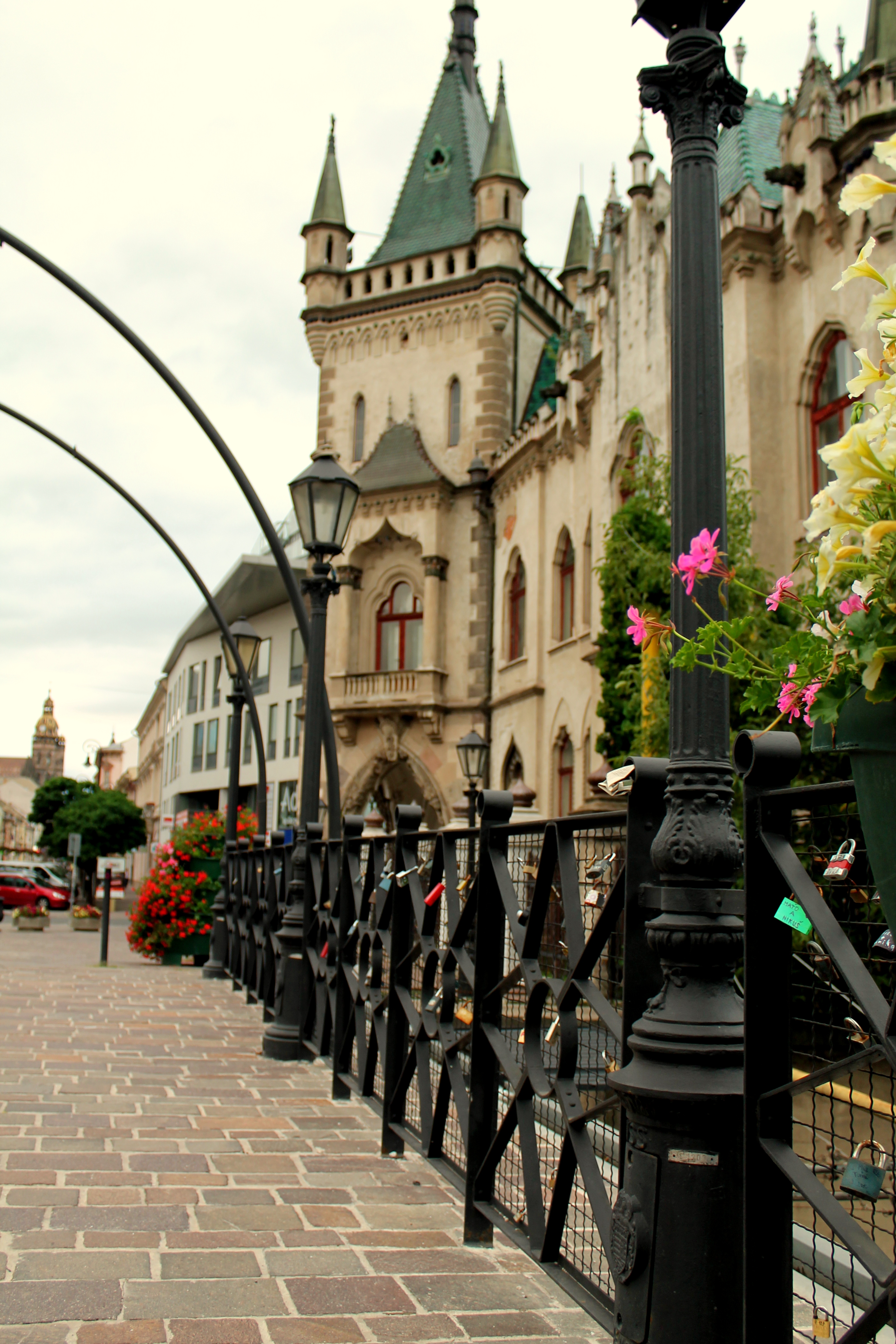 Love Bridge in Košice, Slovakia